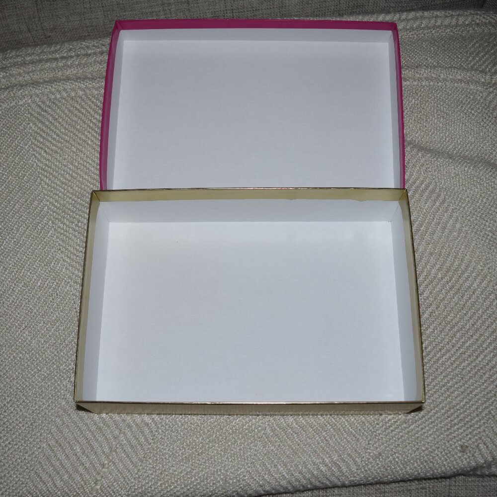 Juicy Couture Pink Gold Logo Perfume Empty Box 12" x 8.5 x 3" VIVA LA JUICY L24 - Picture 7 of 7